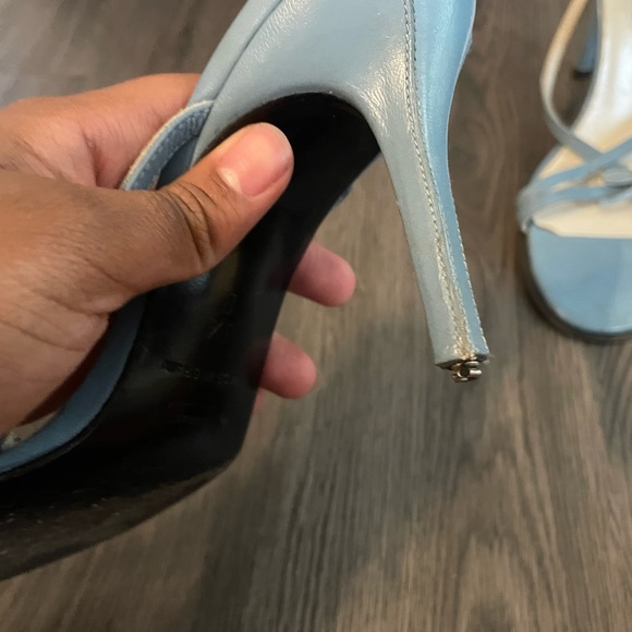 Blue kitten heels - Picture 5 of 6